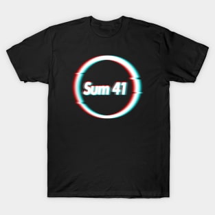 Glitch art - Sum 41 T-Shirt